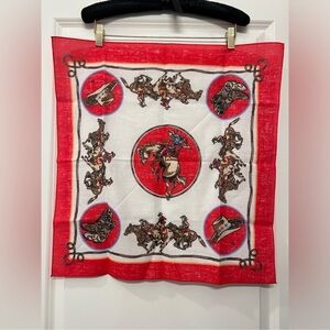 Equestrian Bandana Cowgirl Cowboy Hat Bandana Wild West Western Horse country